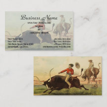 Buffalo Bill : Steer Riding 1889 Ouest Vintage