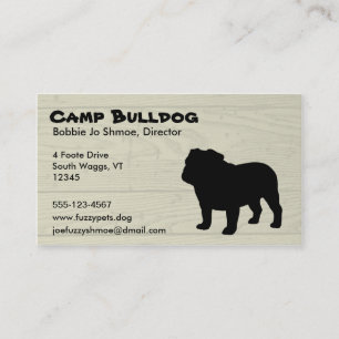 Carte De Visite Bulldog