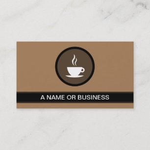 Carte De Visite bulle de café mocha