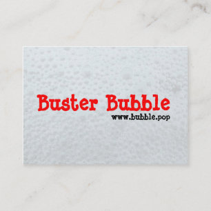 Carte De Visite Bulle de type