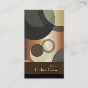 Carte De Visite Bulles de mod de PixDezines/rétro style + Couleurs