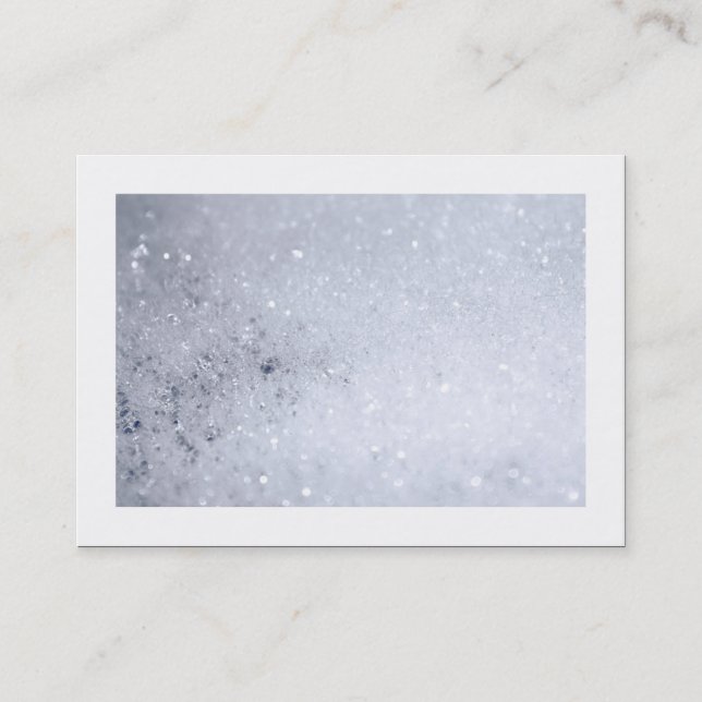 Carte De Visite Bulles de savon (ordonnées) (Devant)