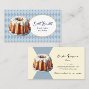 Carte De Visite Bundt Cake Bakery