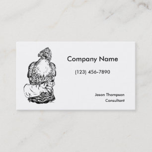 Carte De Visite Buse à queue rouge sur Glove