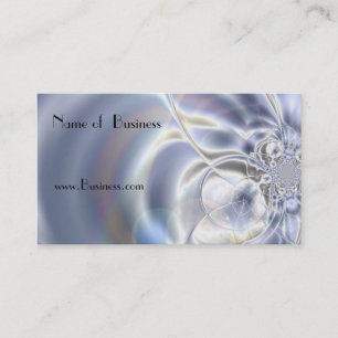 Carte de visite Business Argent Feuille de Pearl 2