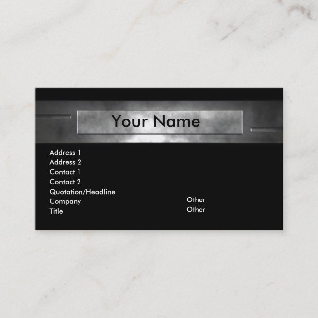 Carte De Visite business_card (Devant)