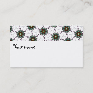 Carte De Visite Business Card Jimette Design black brown white