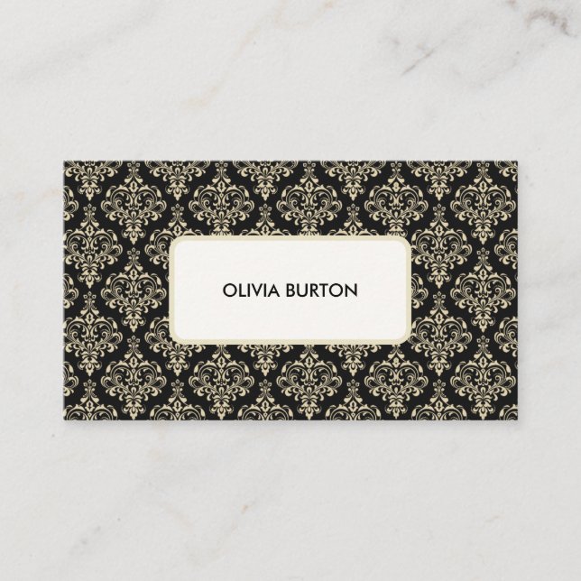 Carte De Visite Business card with texture background (Devant)