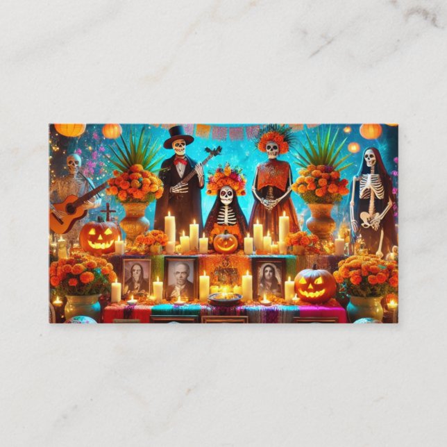 Carte De Visite Business cards halloween party  (Devant)