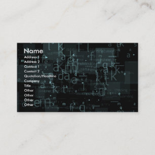 Carte De Visite business_letters