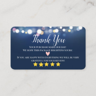 Carte De Visite business merci à vous