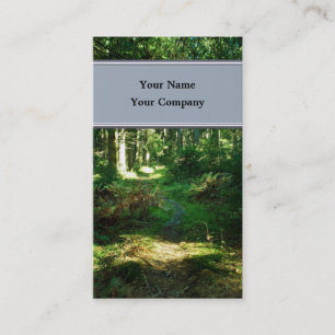 Carte De Visite businesscard enchanté de forêt