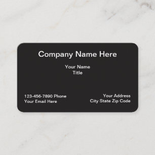 Carte De Visite Businesscards professionnel simple