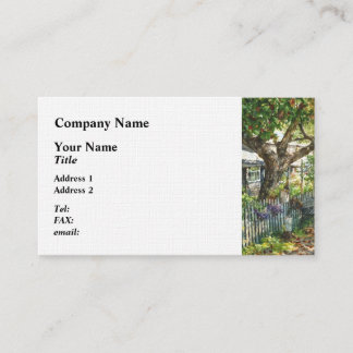 Carte De Visite Cabane d'Automne