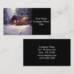 Carte De Visite Cabine Mystique Rustique De Journal Parmi Les Ever