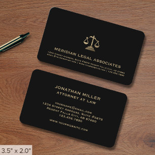 Carte De Visite Cabinet d'avocats simple