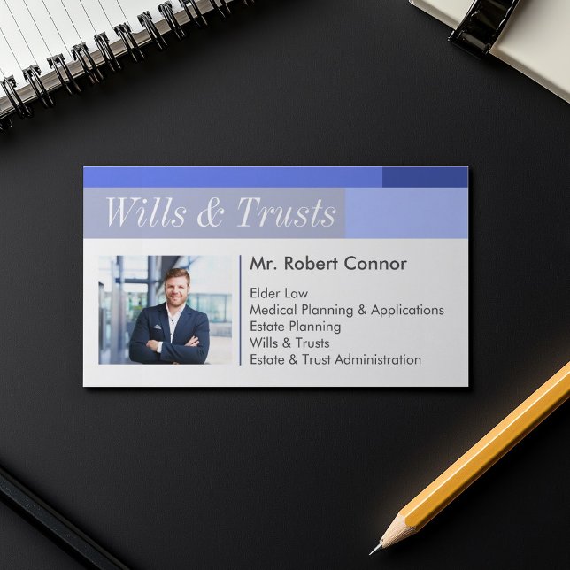 Carte De Visite Cabinet d'avocats testaments et fiducies Avocat Co (Perfect for business)