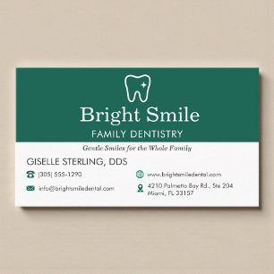Carte De Visite Cabinet de dentiste professionnel