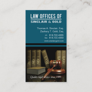 Carte De Visite Cabinets juridiques Legal3 de mandataire - avocat