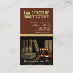 Carte De Visite Cabinets juridiques Legal3 de mandataire - avocat