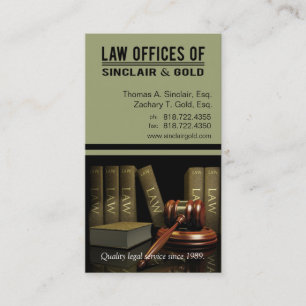 Carte De Visite Cabinets juridiques Legal3 de mandataire - avocat