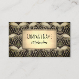 Carte De Visite cactus collage nature photo artistique double face
