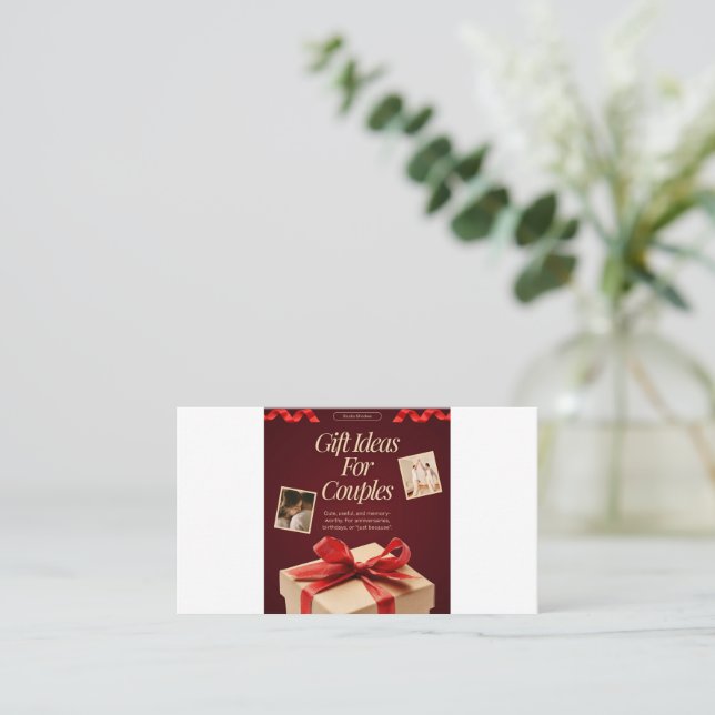 Carte De Visite cadeau (Debout devant)