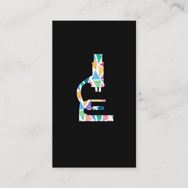 Carte De Visite Cadeau de la Science de travail de technologie de (Devant)