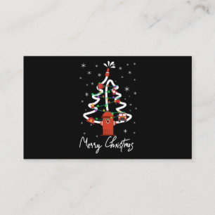 Carte De Visite Cadeau de pompier  Joyeux pompier de Noël