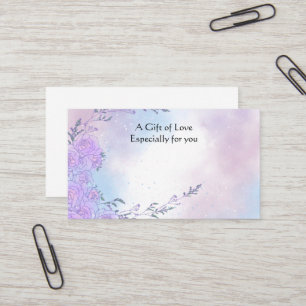 Carte de visite cadeau Flower Shop