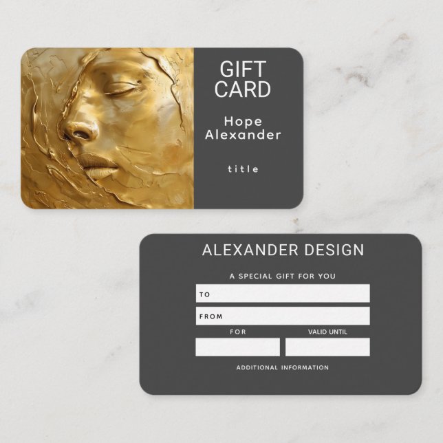 Carte De Visite Cadeau Molten Dreams (Devant / Derrière)