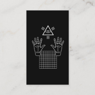 Carte De Visite Cadeau occulte de Vaporwave Illuminati