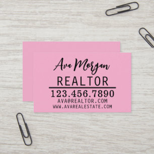 Carte De Visite Cadeau personnalisé pour agent immobilier