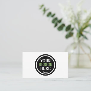 Carte De Visite Cadeaux d'appréciation d'employé de société à logo