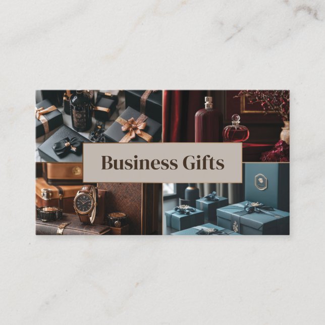 Carte De Visite Cadeaux Personnalisés Exclusifs Pour Les Partenair (Devant)