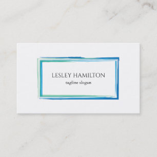 Carte De Visite Cadre aquarelle