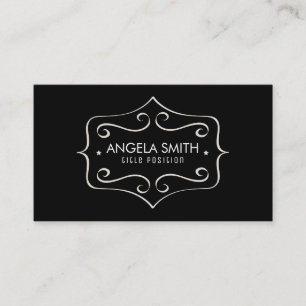 Carte De Visite Cadre blanc