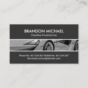 Carte De Visite Cadre de la frontière de voiture sport Détail Auto