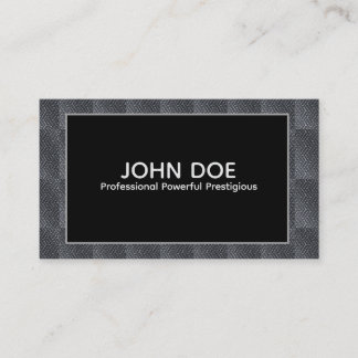 Carte De Visite Cadre de monogramme élégant