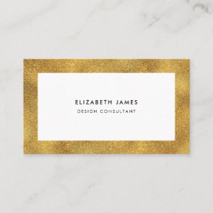 Carte De Visite Cadre d'or de Faux