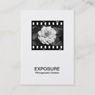 Carte De Visite Cadre film 35mm 01 (Platine)