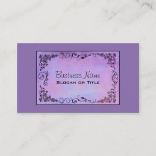 Carte De Visite Cadre mauve
