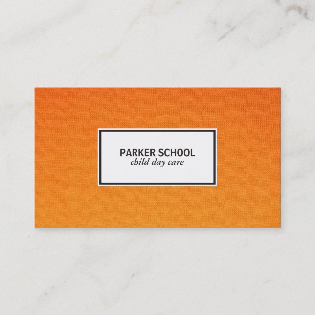 Carte De Visite Cadre noir blanc / Dégradé textile (Devant)