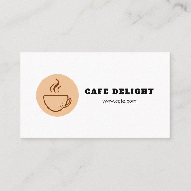Carte De Visite Café (Devant)