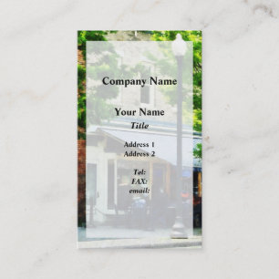 Carte De Visite Café Albany NY