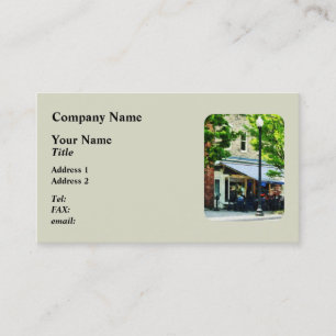 Carte De Visite Café Albany NY