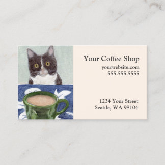Carte De Visite Café avec Henry