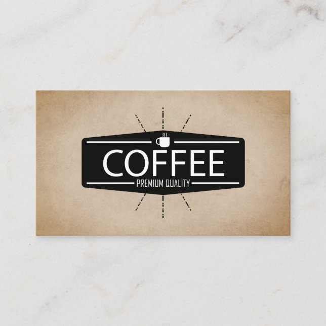 Carte De Visite Café | Barista (Devant)