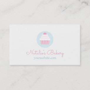 Carte De Visite Café blanc de boulangerie de pâtisserie de givra