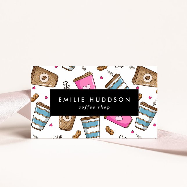 Carte De Visite Café, Café, Café, Barista, Café (Créateur téléchargé)